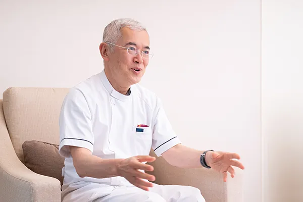 生理休暇について話す百枝幹雄さん